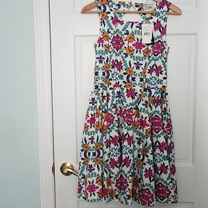 Floral J Taylor fit and flare dress